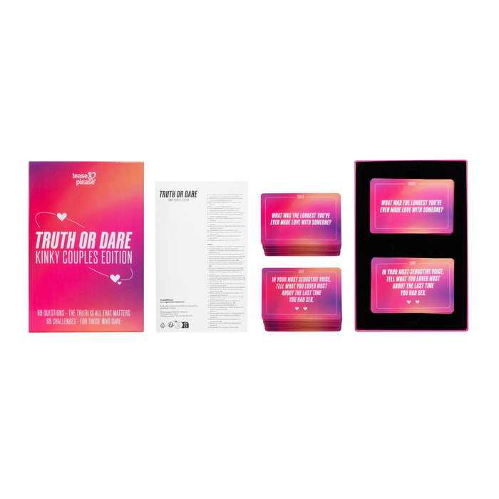 Tease & Please Truth Or Dare Kinky Edition Pour Couples