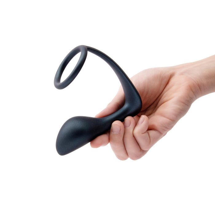 B-Vibe Ringer Anneau Penis & Plug Anal 10 cm