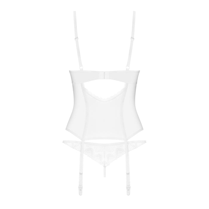 Obsessive Alissium Corset & Culotte Blanc