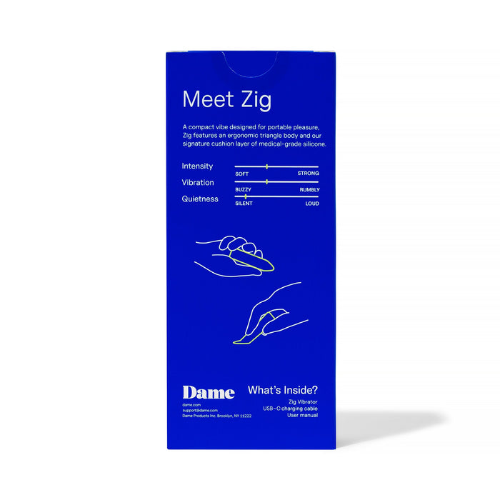 Dame Products Zig Compact Vibromasseur 11 cm