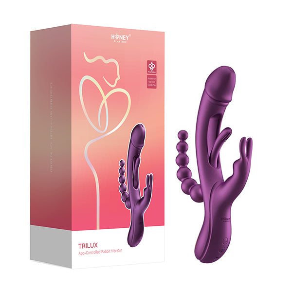 HoneyPlayBox Trilux Vibromasseur Met Avec 25 cm