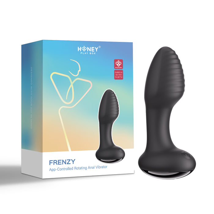 HoneyPlayBox  Frenzy Plug Anal Rotatif Avec App 11 cm