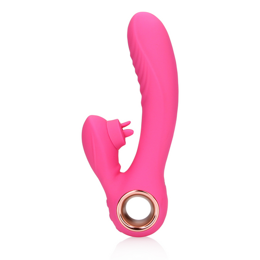 Tongue Flickering And Heating Rabbit Vibrator Exuberant Pink