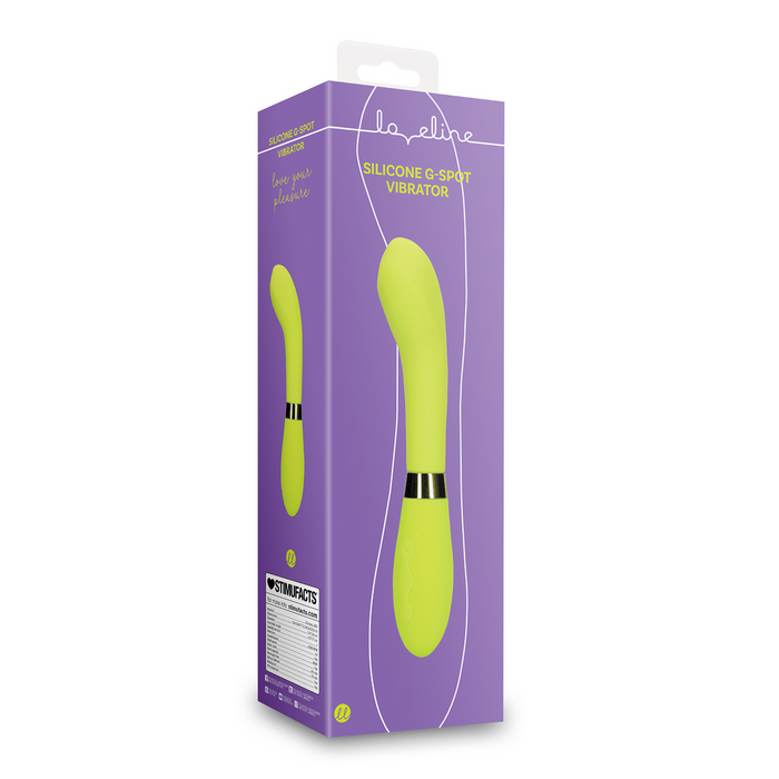 Silicone G Spot Vibrator Lime Passion