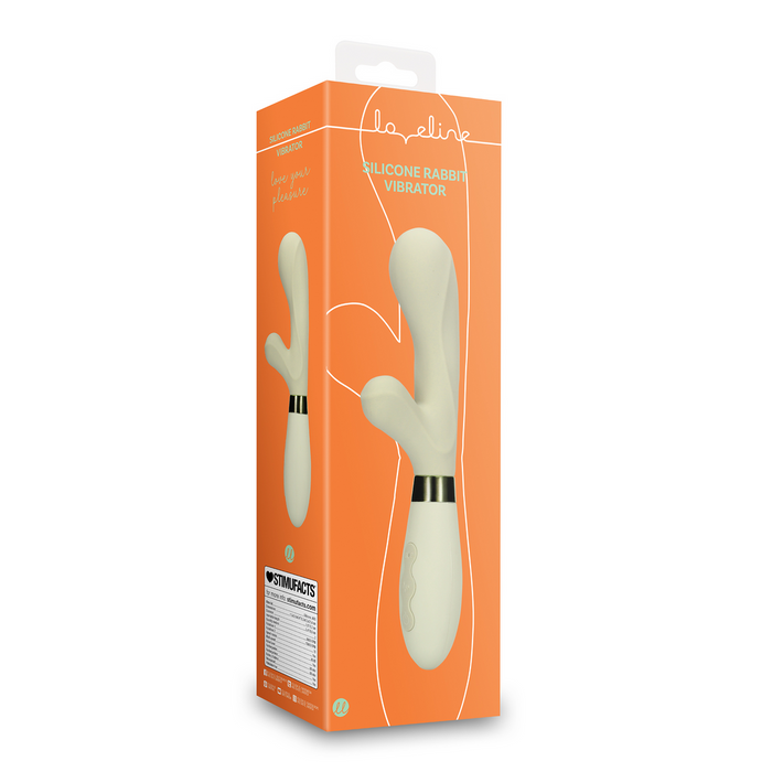 Silicone Rabbit Vibrator Misty Green