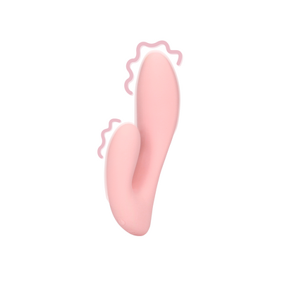 Ultra Soft Silicone G Spot Vibrator Cherry Chiffon