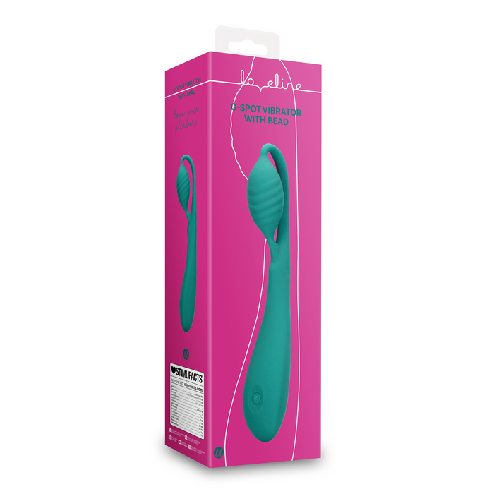 G Spot Vibrator With Bead Blue Grass