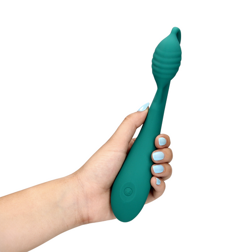 G Spot Vibrator With Bead Blue Grass