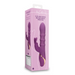 3 Up And Down Moving Rings Vibrator Orchidee Purple