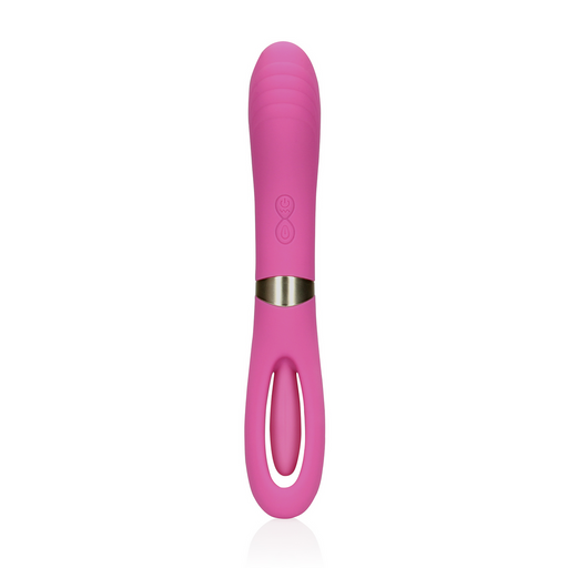 Double Sided Flapping And G Spot Vibrator Exuberant Pink