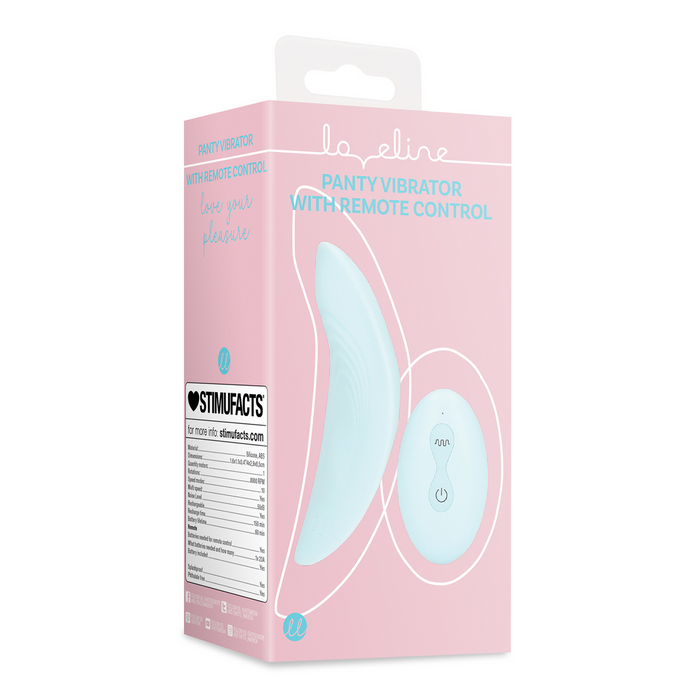 Panty Vibrator With Remote Control Arctic Blue