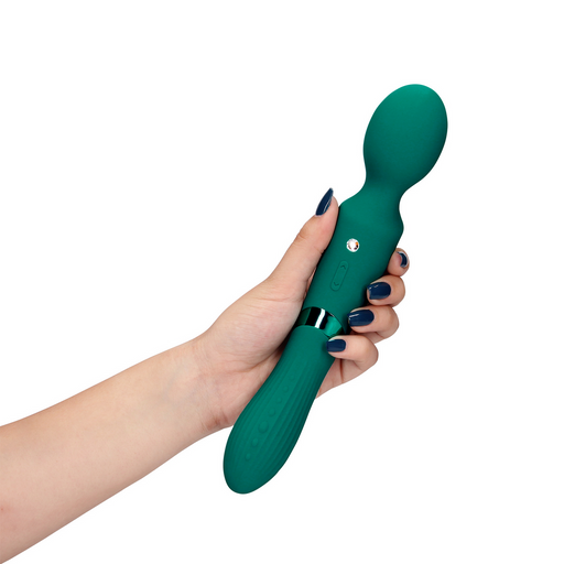 Double Sided Vibrating Wand Green Gable