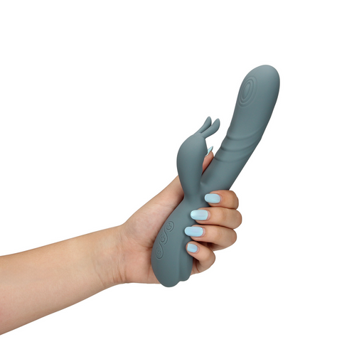 Fingering Motion Rabbit Vibrator Weathervane Grey