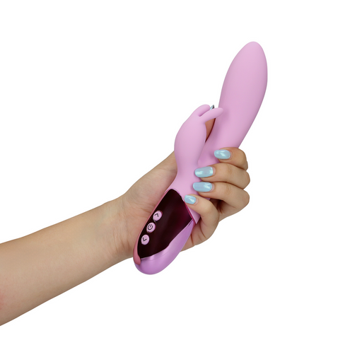 Ultra Soft Silicone Rabbit Vibrator Exotic Fuchsia