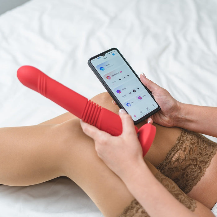 Lovense Gravity Gode Va Et Vient Vibrant Avec App 11 cm