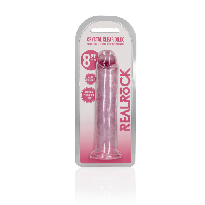 RealRock Crystal Clear Gode 20 cm