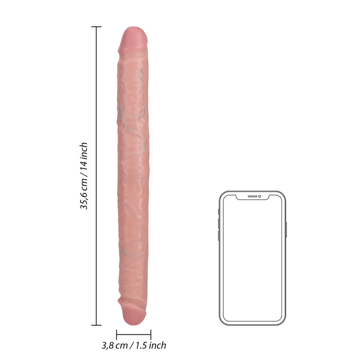 RealRock Gode Double Fin 35,6 cm