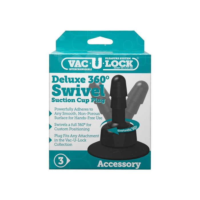 Doc Johnson Deluxe 360 Swivel - Butt Plug met Zuignap